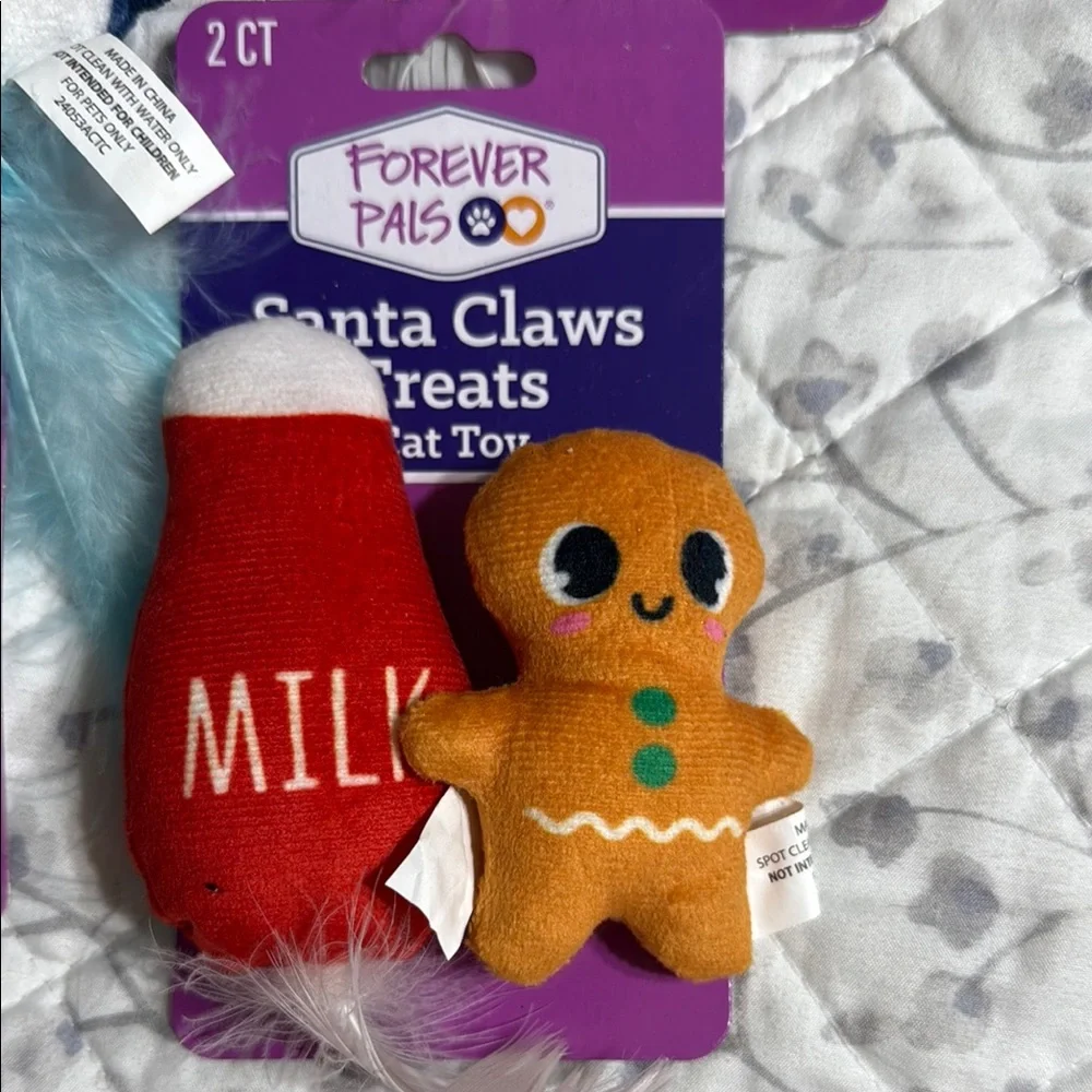 Forever pals Cat Toy Set - Blue and Red